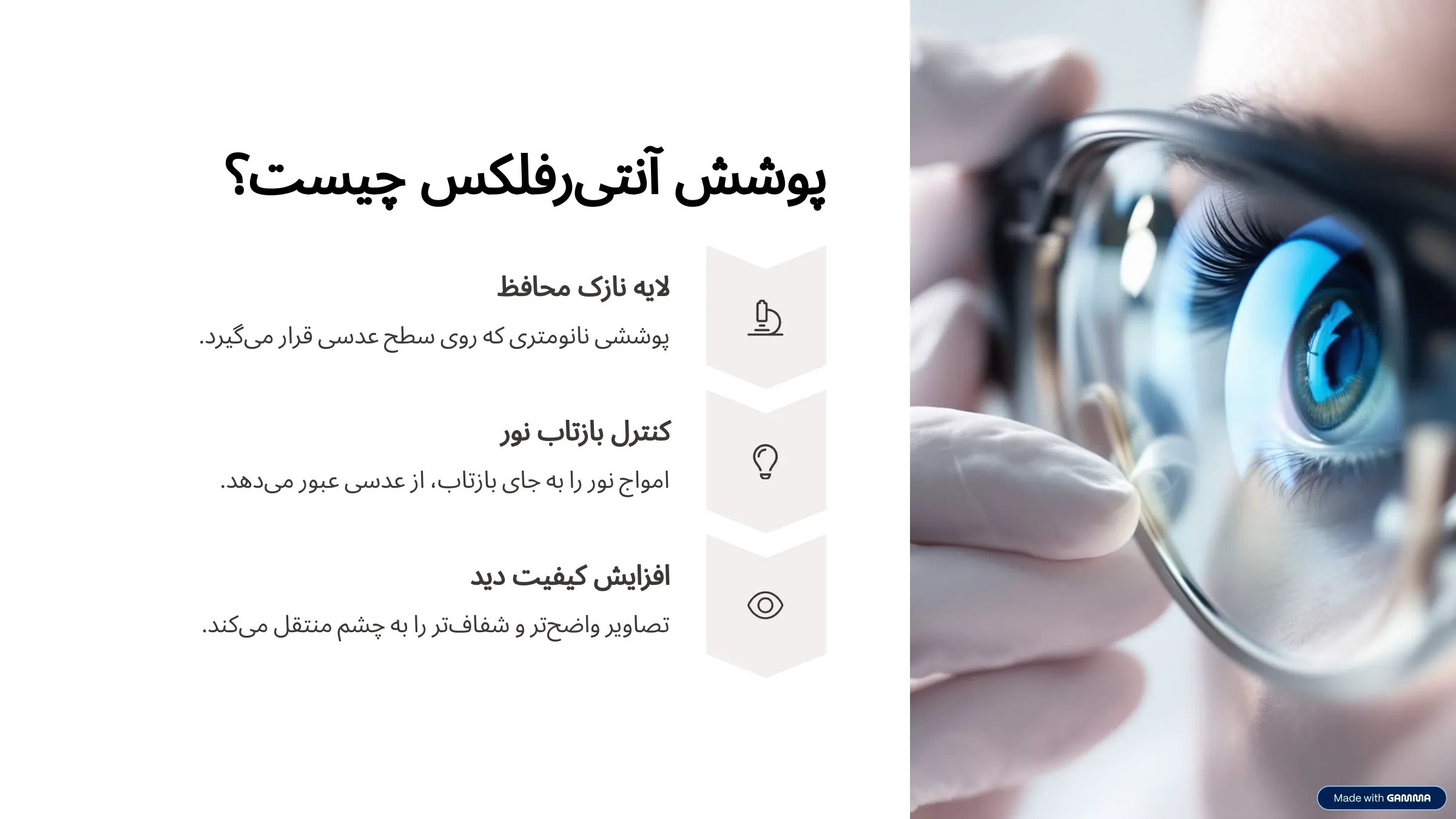 عدسی های آنتی رفلکس و اهمیت آن 